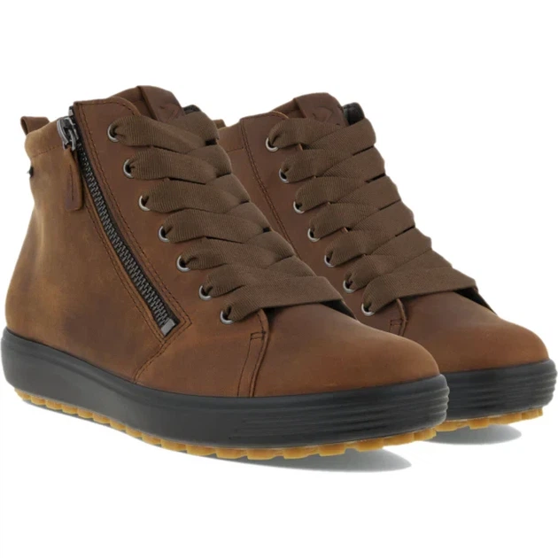 Черевики жіночі ECCO Women's Soft 7 Tred GTX Boot коричневі розмір 37 - зображення 2
