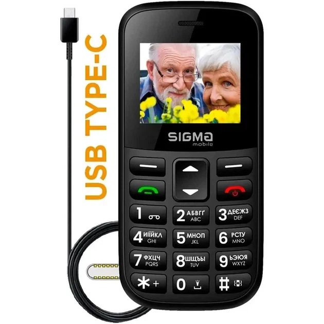 Телефон SIGMA Comfort 50 Easy (black) - изображение 5