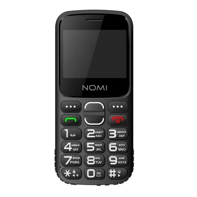 Телефон Nomi i2320 Black (чорний) - Фото 2 Телефон Nomi i2320 Black (чорний) - изображение 2