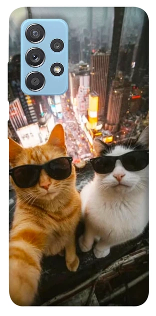 Чохол Cool cats city для Galaxy A52 - Фото 1 Чохол Cool cats city для Galaxy A52 - зображення 1
