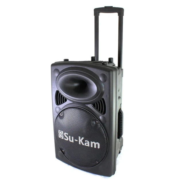 Колонка Su-Kam BT 120D + 2 мікрофони 12v\220v - зображення 2