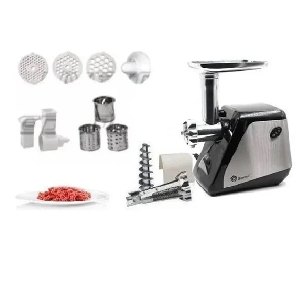 Мясорубка DOMOTEC MS-2024 3000Вт многофункциональная с насадками для колбас терки томатов и реверсом - Фото 1 Мясорубка DOMOTEC MS-2024 3000Вт многофункциональная с насадками для колбас терки томатов и реверсом - изображение 1