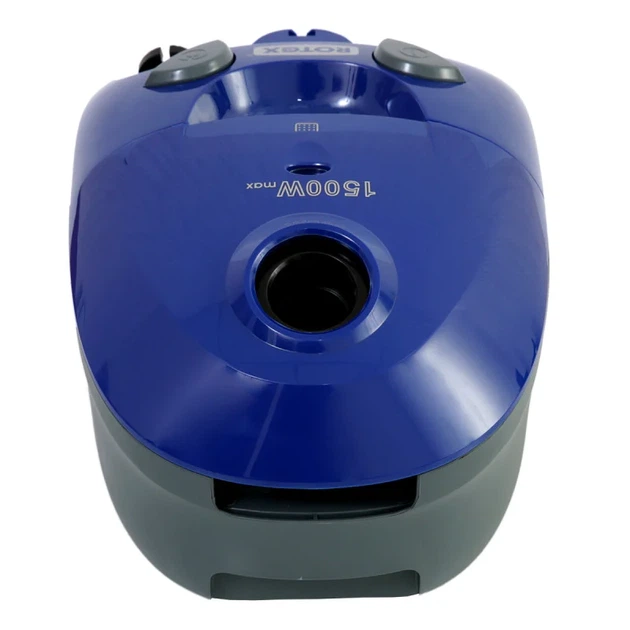 Пылесос ROTEX RVB01-P Blue мощностью 1500 Вт с универсальной насадкой для пола и ковров 2 литра емкость мешка - Фото 3 Пылесос ROTEX RVB01-P Blue мощностью 1500 Вт с универсальной насадкой для пола и ковров 2 литра емкость мешка - изображение 3