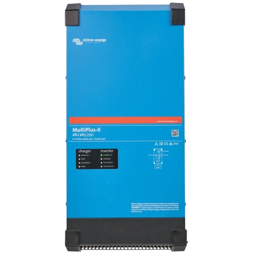 Інвертор однофазний з чистою синусоїдою Victron Energy MultiPlus-II 48/4k5/55-32 4кВт 38-60В 55А Blue - Фото 1 Інвертор однофазний з чистою синусоїдою Victron Energy MultiPlus-II 48/4k5/55-32 4кВт 38-60В 55А Blue - изображение 1