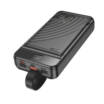 Батарея універсальна HOCO 30000mAh Element PD/20W, QC/22.5W, LED Lamp, Black (J123B / 714735) - Фото 3 Батарея універсальна HOCO 30000mAh Element PD/20W, QC/22.5W, LED Lamp, Black (J123B / 714735) - зображення 3