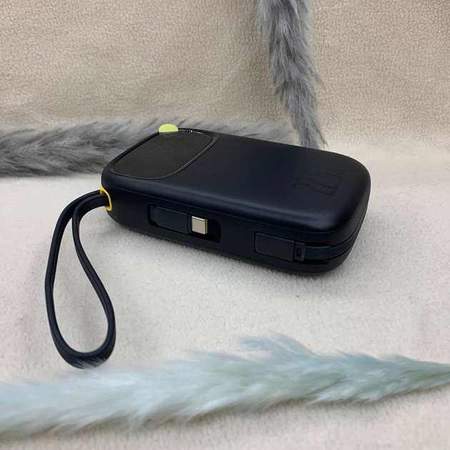 Павербанк Baseus QPow3 20000 mAh, швидка зарядка 22.5W, USB-C + Lightning, чорний - Фото 4 Павербанк Baseus QPow3 20000 mAh, швидка зарядка 22.5W, USB-C + Lightning, чорний - зображення 4