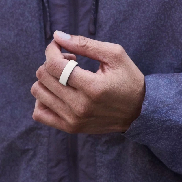 Смарт-кольцо Oura Ring 4 Ceramic Size 8 Cloud (JZ90-57460-08) [158757] - изображение 4