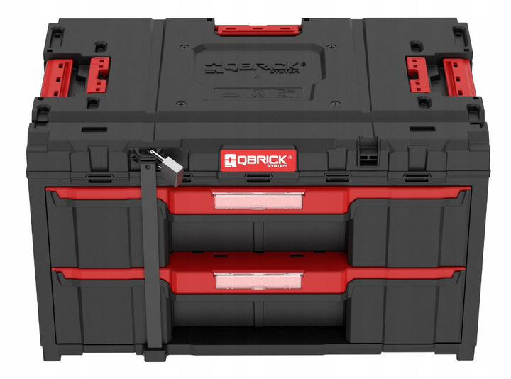 Ящик для инструментов Qbrick System ONE Drawer 2 Toolbox 2.0 587x380x340 мм, модульный, на колесах, пластиковый, черный - Фото 5 Ящик для инструментов Qbrick System ONE Drawer 2 Toolbox 2.0 587x380x340 мм, модульный, на колесах, пластиковый, черный - изображение 5