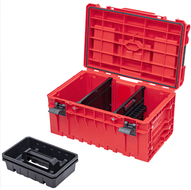 Ящик для інструментів Qbrick System ONE Ultra HD RED 350 2.0 PROFI 585 х 385 х 245/325 мм, модульний, водонепроникний - Фото 3 Ящик для інструментів Qbrick System ONE Ultra HD RED 350 2.0 PROFI 585 х 385 х 245/325 мм, модульний, водонепроникний - зображення 3