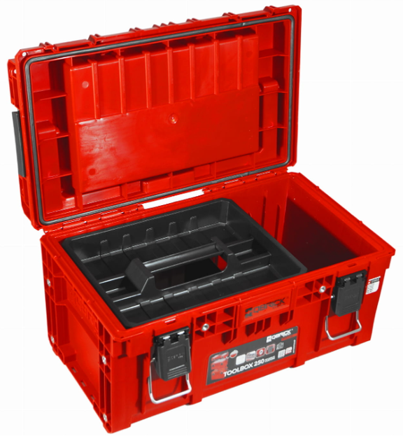 Набор ящиков для инструментов Qbrick System PRIME SET 1 RED Ultra HD 535x327x775 мм, модульные, на колесах, пластиковые - Фото 4 Набор ящиков для инструментов Qbrick System PRIME SET 1 RED Ultra HD 535x327x775 мм, модульные, на колесах, пластиковые - изображение 4