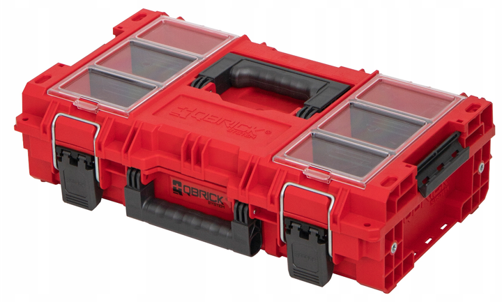 Набор ящиков для инструментов Qbrick System PRIME SET 1 RED Ultra HD 535x327x775 мм, модульные, на колесах, пластиковые - Фото 6 Набор ящиков для инструментов Qbrick System PRIME SET 1 RED Ultra HD 535x327x775 мм, модульные, на колесах, пластиковые - изображение 6