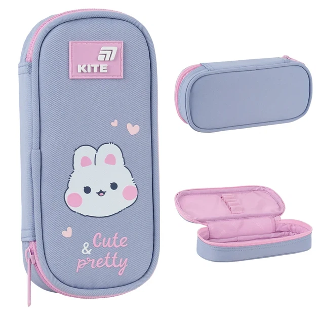 Пенал школьный Kite Pretty Nice K26-662-18, 1 отделение, резинки для фиксации канцелярии - изображение 2