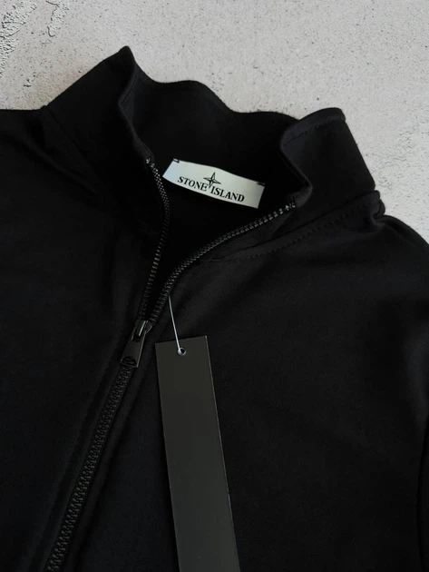 Спортивний чоловічий костюм (кофта + штани) XL Чорний (ET-687w) - изображение 9