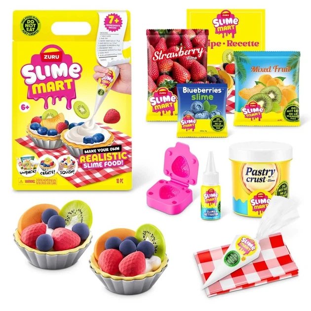 Игровой набор со слаймами "Фруктовый тарт" Slime Mart 15901E серии "Shopping Bag" - изображение 2