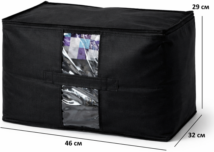 Набор сумок-органайзеров для вещей ORGANIZE XL 3 шт Черный (HS-3 XL-black) - изображение 3