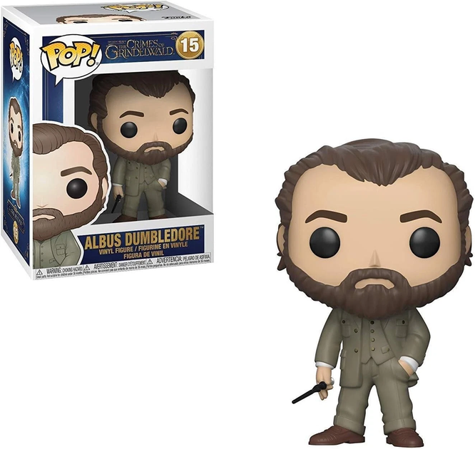 Фігурка Албус Дамблдор — Funko Pop! MOVIES: FANTASTIC BEASTS: THE CRIMES OF GRINDELWALD — ALBUS DUMBLEDORE #15 - Фото 2 Фігурка Албус Дамблдор — Funko Pop! MOVIES: FANTASTIC BEASTS: THE CRIMES OF GRINDELWALD — ALBUS DUMBLEDORE #15 - зображення 2