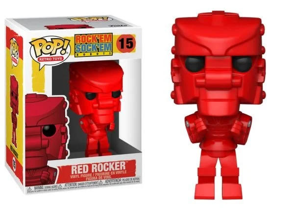 Фигурка Красный Рокер — Funko Pop! RETRO TOYS: ROCK 'EM SOCK 'EM ROBOTS — RED ROCKER #15 - изображение 3