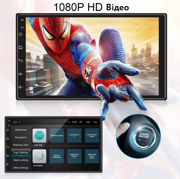 Японська Android 2-din магнітола в авто з GPS, WI-Fi, Bluetooth - зображення 10