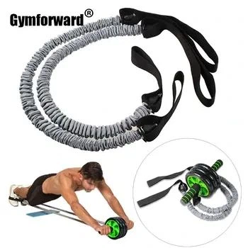 Фитнес колесо для мышц пресса DOUBLE WHEEL ABS HEALTH ABDOMEN ROUND до 120 кг, с прорезиновыми колесами и мики-ковриком - изображение 3