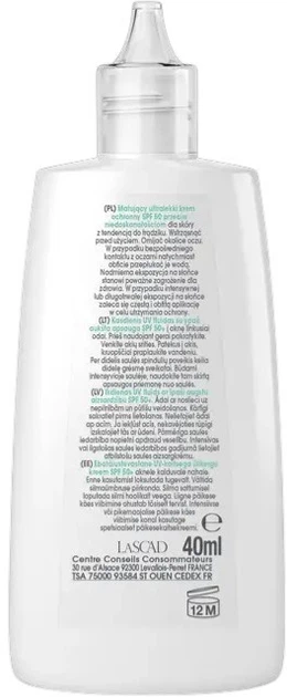 Podkład do twarzy Mixa Uv Spf50+ matujący 40 ml (3600551181684) - obraz 3