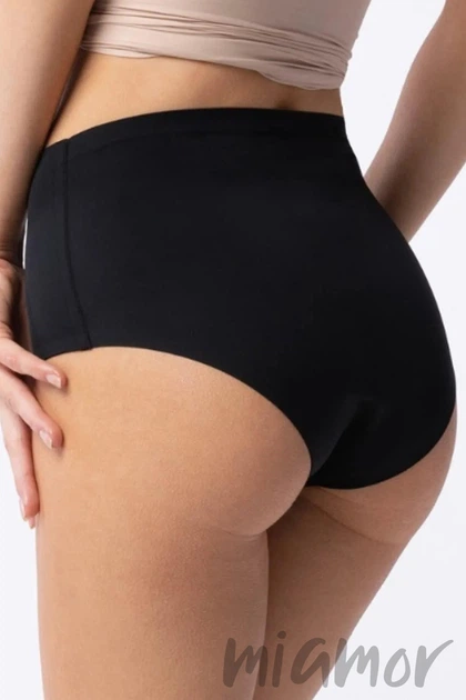 Трусики з високою посадкою коригуючі Julimex Amber Maxi XL Чорні - зображення 2