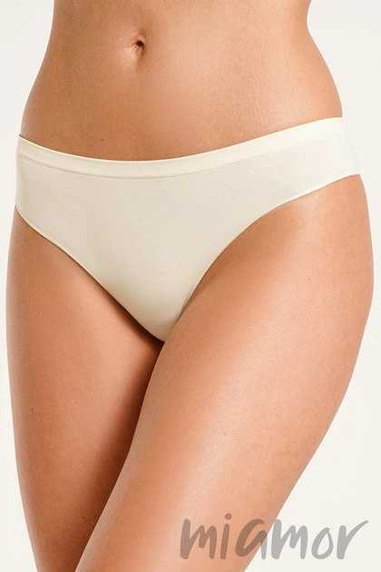 Трусики-бразиліана безшовні INSECRET BRASILIANA BASIC ARCTIC WOLF L/XL Молочні - Фото 1 Трусики-бразиліана безшовні INSECRET BRASILIANA BASIC ARCTIC WOLF L/XL Молочні - зображення 1