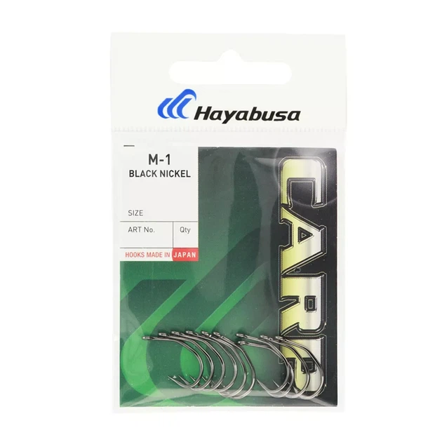 Коропові гачки Hayabusa M-1 Black Nickel чорний никель №4 - зображення 4