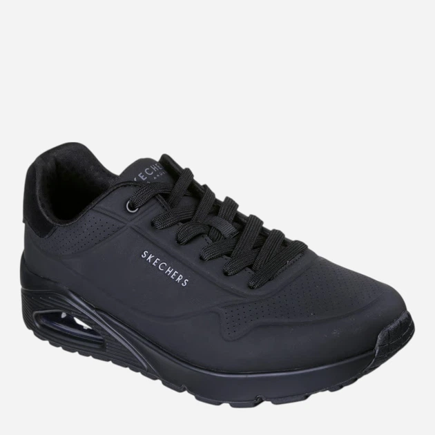 Sneakersy męskie Skechers Uno Suited On Air 183004-B 45 Czarne (199252076625) - obraz 2
