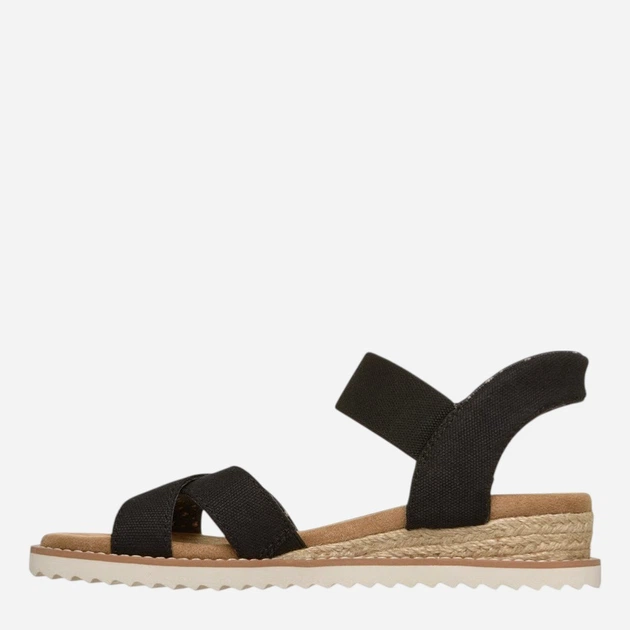 Жіночі сандалії Skechers BOBS Desert Kiss - Golden Lily 114418-BLK 41 Чорні (198739558579) - зображення 3