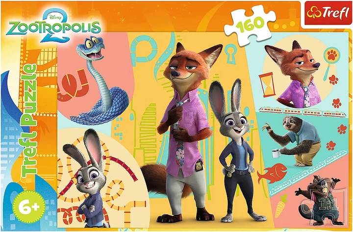 Puzzle Trefl Razem w Zootropolii 2 160 elementów 15429 (5900511154290) - obraz 2