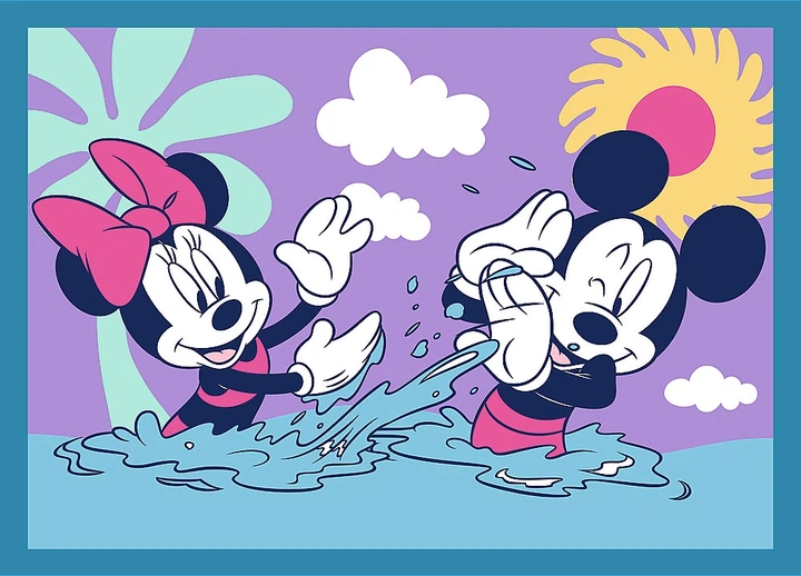 Набір пазлів Trefl 4в1 Смішні пригоди Міккі Мауса 35 + 48 + 54 + 70 елементів 34669 (5900511346695) - зображення 4