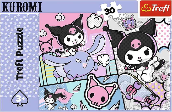 Puzzle Trefl Zabawa z Kuromi 30 elementów 18325 (5900511183252) - Zdjęcie 2 Puzzle Trefl Zabawa z Kuromi 30 elementów 18325 (5900511183252) - obraz 2
