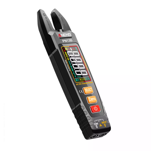 Токоизмерительные клещи мультиметр Aneng PN130 600V 100A AC/DC NCV VA цветной дисплей Тестер постоянного тока токовые клещи - Фото 5 Токоизмерительные клещи мультиметр Aneng PN130 600V 100A AC/DC NCV VA цветной дисплей Тестер постоянного тока токовые клещи - изображение 5