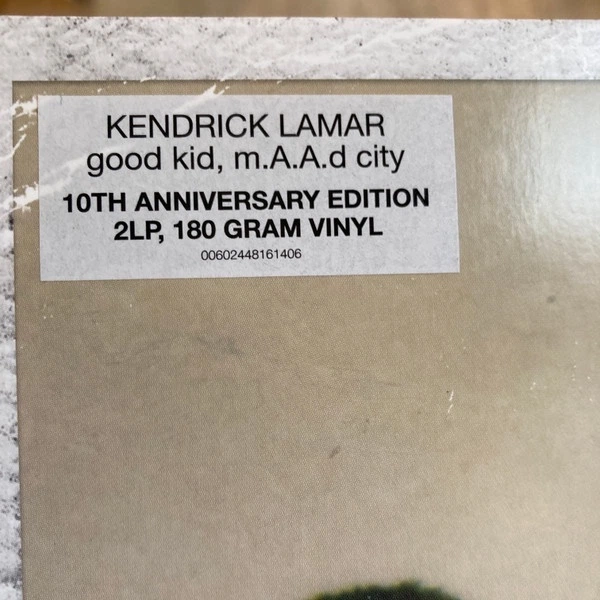 Вінілова платівка Kendrick Lamar - Good Kid, M.A.A.D City (Vinyl, LP, Album, Reissue, Stereo) - изображение 5