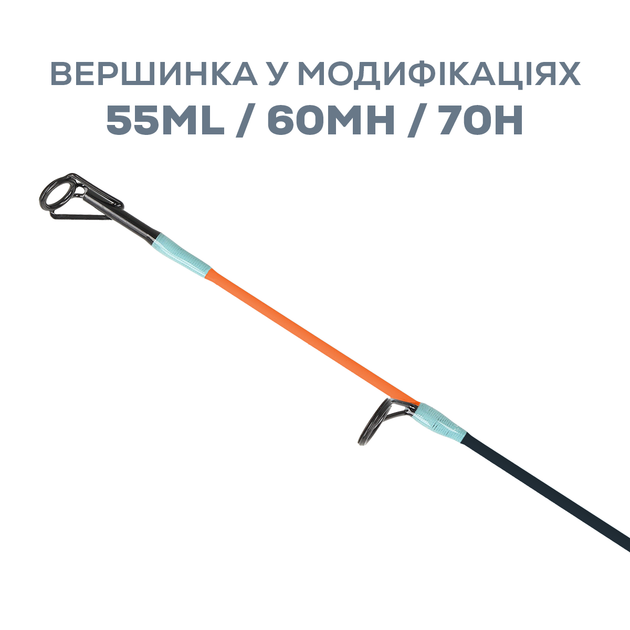 Вудка зимова GC N-Ice Crystal Carbon 50L+Titan Tip - зображення 3