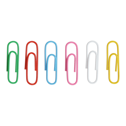 Скрепки 28мм, цветные, 100 шт. (BM.5015) - Фото 2 Скрепки 28мм, цветные, 100 шт. (BM.5015) - изображение 2