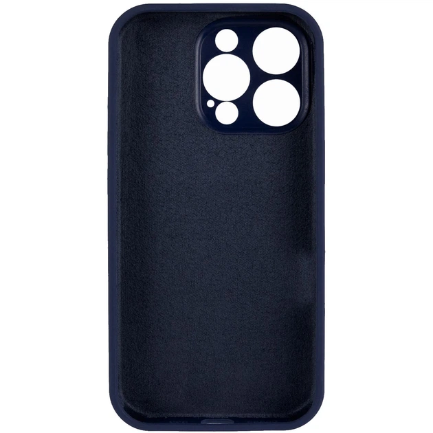 Чохол Silicone Case for iPhone 14 Pro Max Dark Blue (з захистом камери) - Фото 3 Чохол Silicone Case for iPhone 14 Pro Max Dark Blue (з захистом камери) - изображение 3