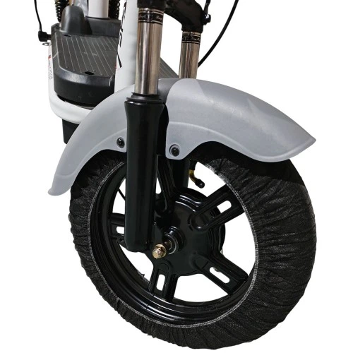 Велосипед с электромотором SPARK COMPACT 14" 48V/400W/12Ah Серый - Фото 4 Велосипед с электромотором SPARK COMPACT 14" 48V/400W/12Ah Серый - изображение 4