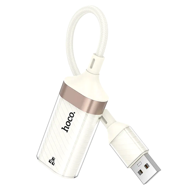 Сетевой адаптер USB to RJ45 100 Мбит/с Hoco UA41 цвет абрикосовый для подключения к Ethernet - Фото 2 Сетевой адаптер USB to RJ45 100 Мбит/с Hoco UA41 цвет абрикосовый для подключения к Ethernet - изображение 2