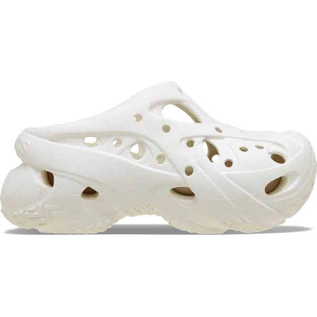 Жіночі крокси Платформа Білі Crocs Caged Clog Platform White (36-37, білий) - изображение 2