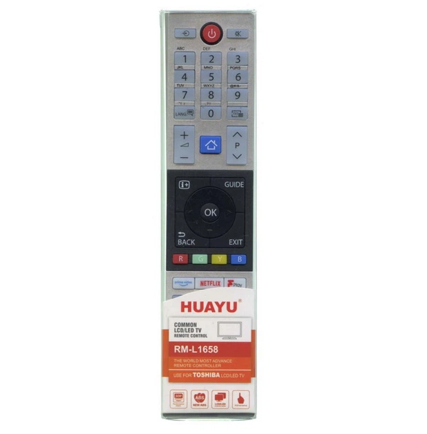 Пульт для телевизора Toshiba HUAYU RM-L1658 универсальный для LCD/LED TV - Фото 2 Пульт для телевизора Toshiba HUAYU RM-L1658 универсальный для LCD/LED TV - изображение 2