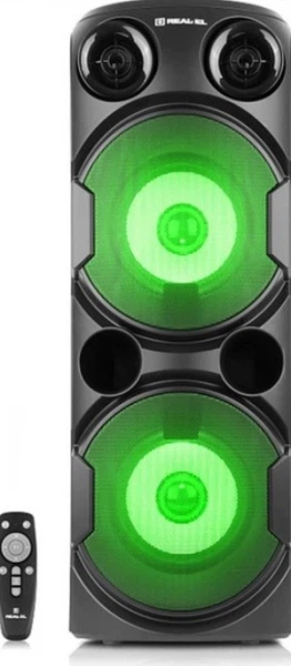 Портативная колонка real-el x-780 Black (el121600030) - Фото 2 Портативная колонка real-el x-780 Black (el121600030) - изображение 2