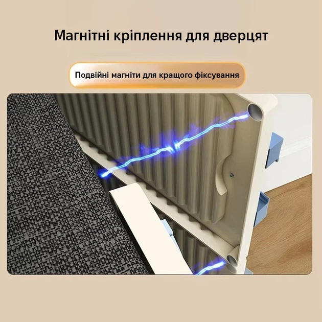 Шафа для взуття з магнітними дверцятами стелаж полиця для взуття з 2 ярусами (GR045) - Фото 6 Шафа для взуття з магнітними дверцятами стелаж полиця для взуття з 2 ярусами (GR045) - зображення 6