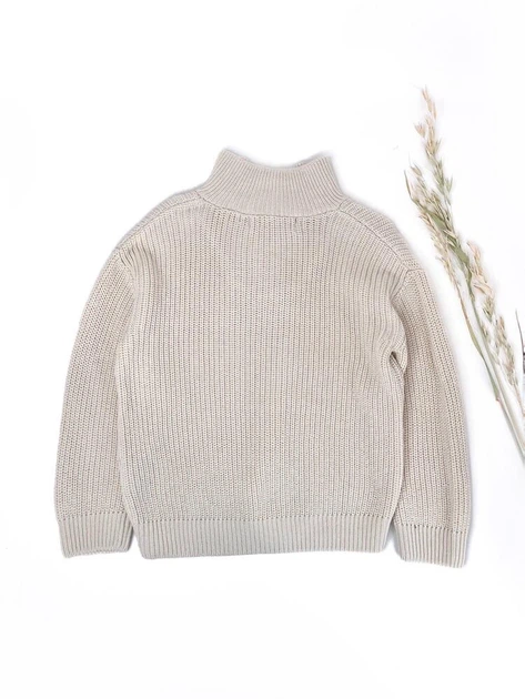 Кофта H&M 104 см бежевий артикул Л1231 - изображение 5
