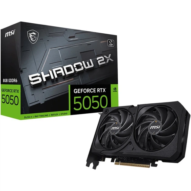 Відеокарта MSI Nvidia GeForce RTX 5050 SHADOW 2X 8GB (G5050-8S2) - изображение 5