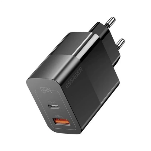 Зарядний пристрій 1xUSB-C + 1xUSB 33W Essager (ECTAC-PCB01-P) Essager ECTAC-PCB01-P 972571 - Фото 2 Зарядний пристрій 1xUSB-C + 1xUSB 33W Essager (ECTAC-PCB01-P) Essager ECTAC-PCB01-P 972571 - зображення 2
