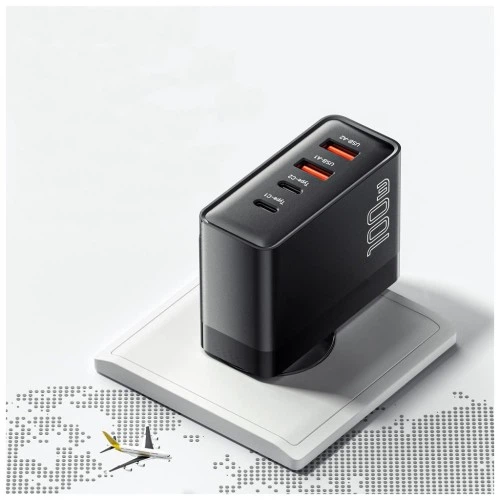 Зарядное устройство 2xUSB-C + 2xUSB 100W Essager (ECT2CA-QYB01-Z) Essager ECT2CA-QYB01-Z 972570 - Фото 9 Зарядное устройство 2xUSB-C + 2xUSB 100W Essager (ECT2CA-QYB01-Z) Essager ECT2CA-QYB01-Z 972570 - изображение 9