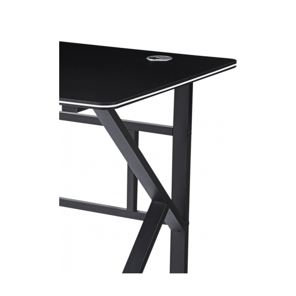 Геймерський комп'ютерний стіл GT Racer T-1232 (120x60x75) Black - зображення 7