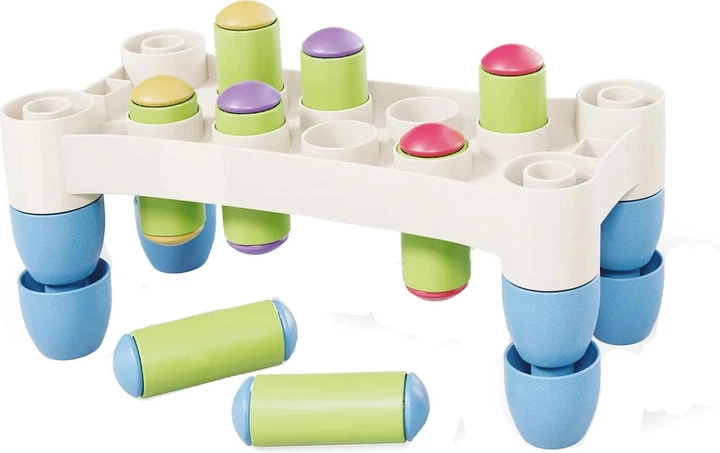 Лавка молоткова Quercetti Play ECO Peggy Hamerbank 2310242 (8007905841204) - зображення 3