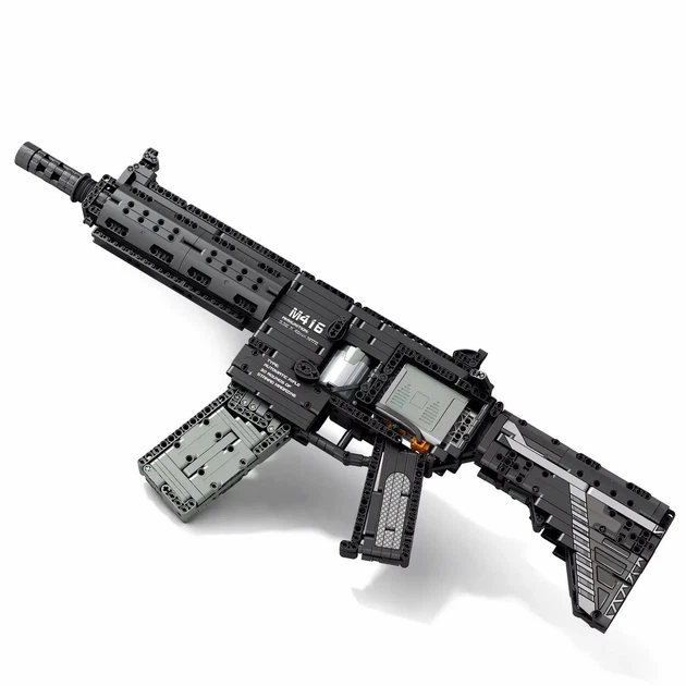 Игровой конструктор автомат штурмовая винтовка M416 1188 деталей (JDT-0848990) - Фото 1 Игровой конструктор автомат штурмовая винтовка M416 1188 деталей (JDT-0848990) - изображение 1
